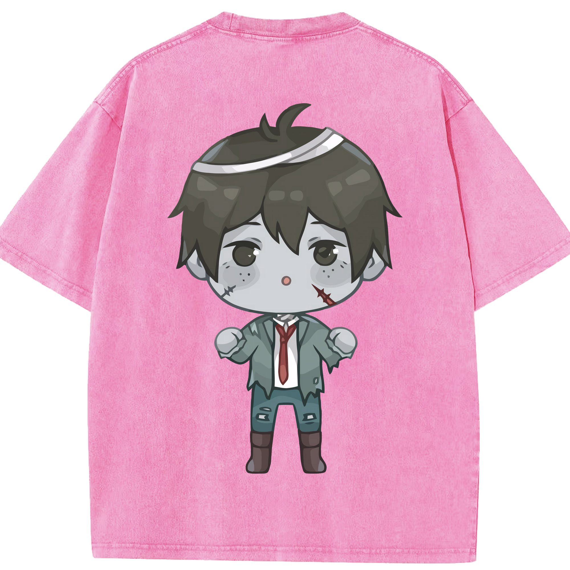 （画像用） ハイキュー!! Haikyu!! 綿100% ヴィンテージ風 半袖Tシャツ（背面プリント）